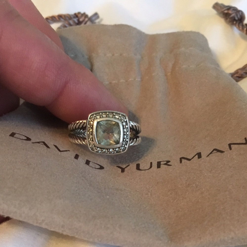David Yurman, Prasiolite ring - Picture 3 of 4